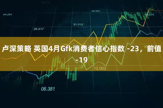 卢深策略 英国4月Gfk消费者信心指数 -23，前值-19