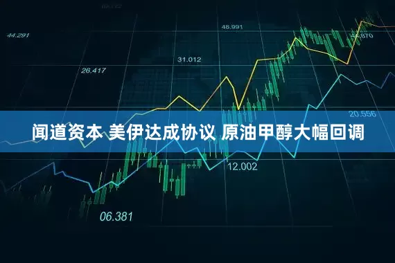 闻道资本 美伊达成协议 原油甲醇大幅回调